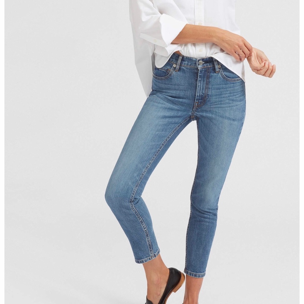 Everlane Mid Rise Skinny Ankle Jean